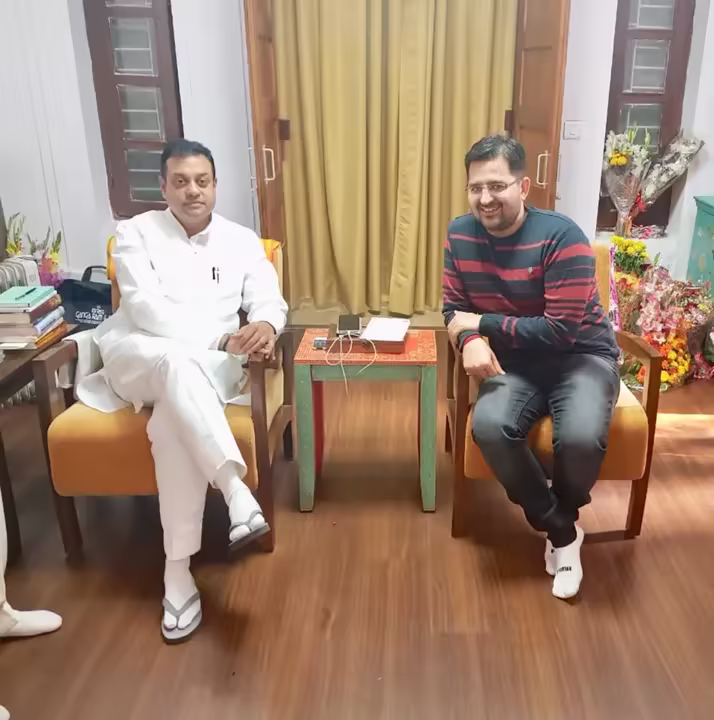 With BJP Spokesperson Sh Sambit Patra Ji