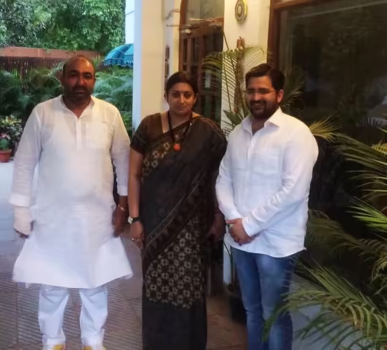 With Hon. Central Minister Smt Smriti Zubin Irani Ji