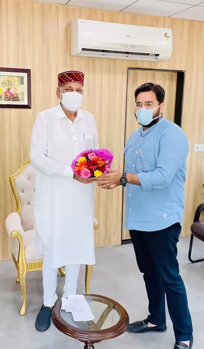 With Hon. Central Minister Sh Parshottam Rupala Ji