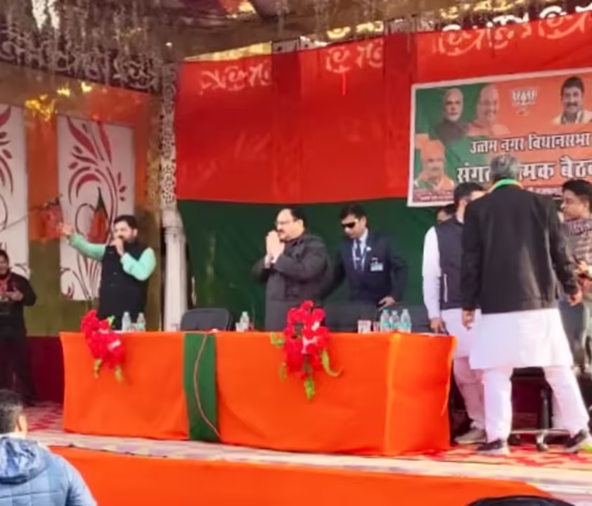 With Hon BJP President Sh JP Nadda Ji